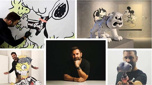 西班牙平面藝術家Coté Escrivá為Coinllectibles鑄造獨特的平面繪圖與雕刻於Fusion DOT